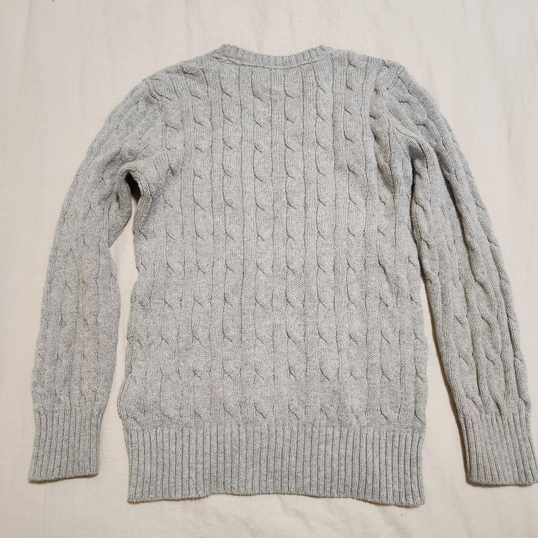 POLO RALPH LAUREN キッズ ケーブルニット グレー 7 - メルカリ