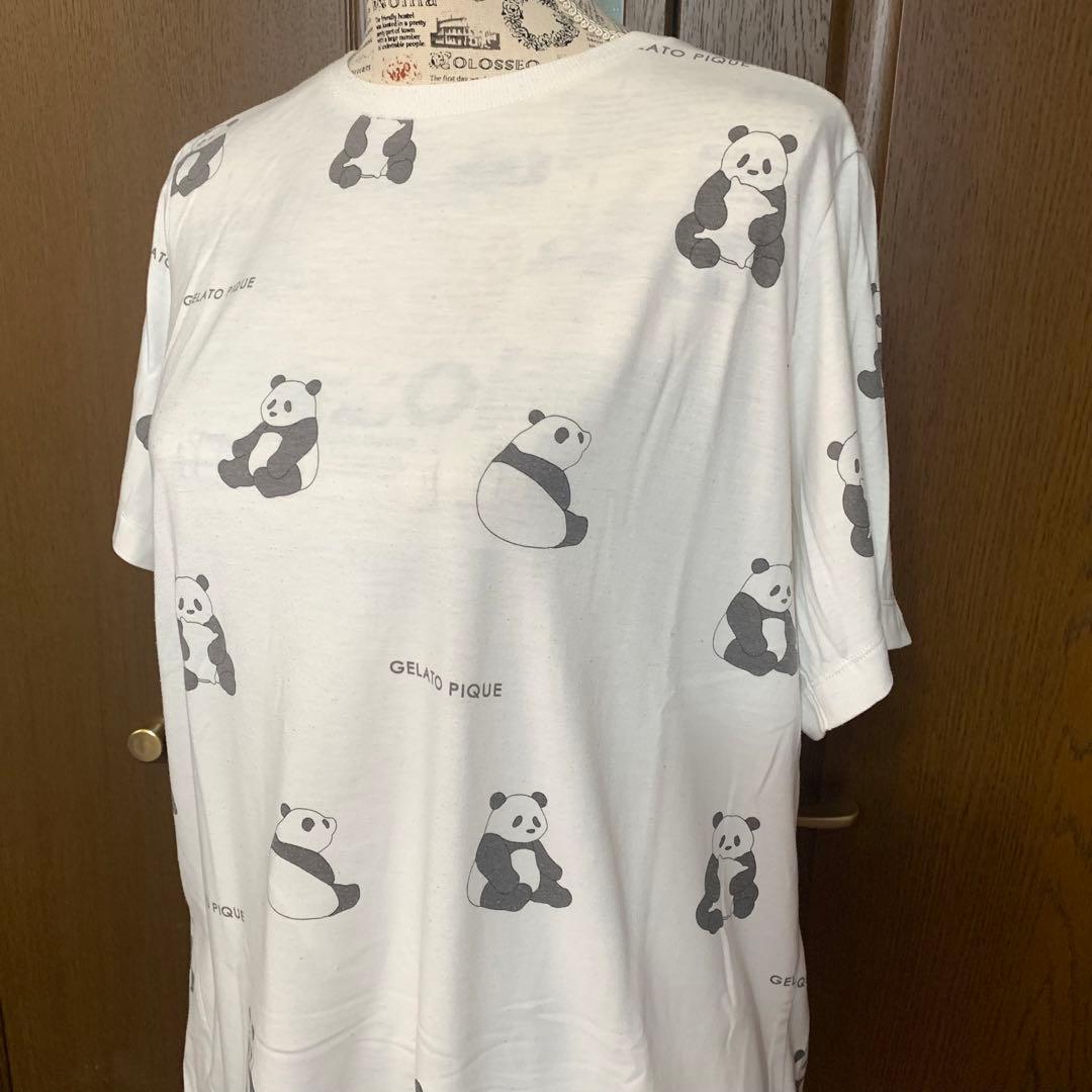 ジェラートピケ パンダ ルームウェア セット 半袖 夏 ジェラピケ