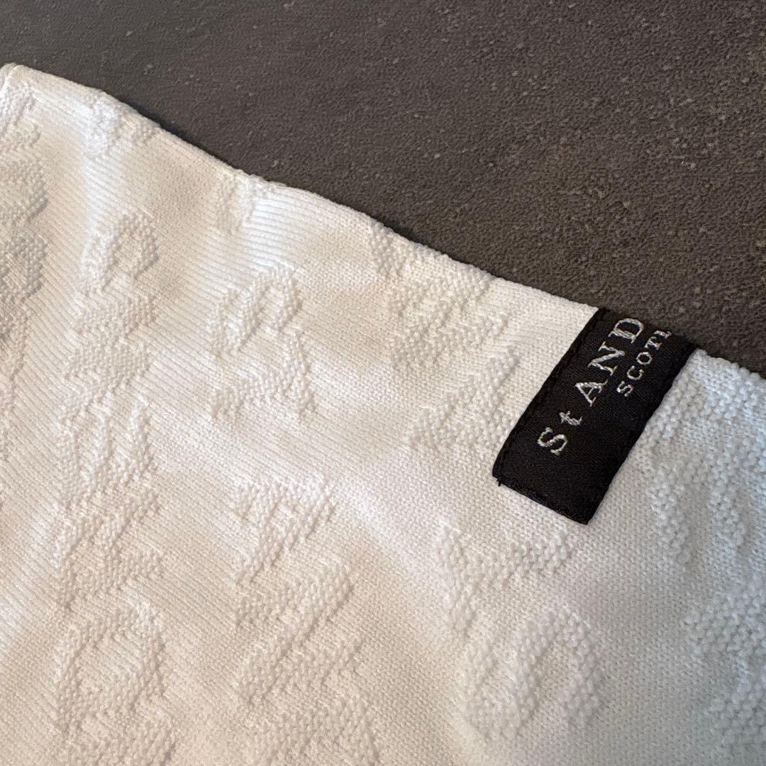 セントアンドリュース 白ニット春秋用 美品‼️セントアンドリュース 白
