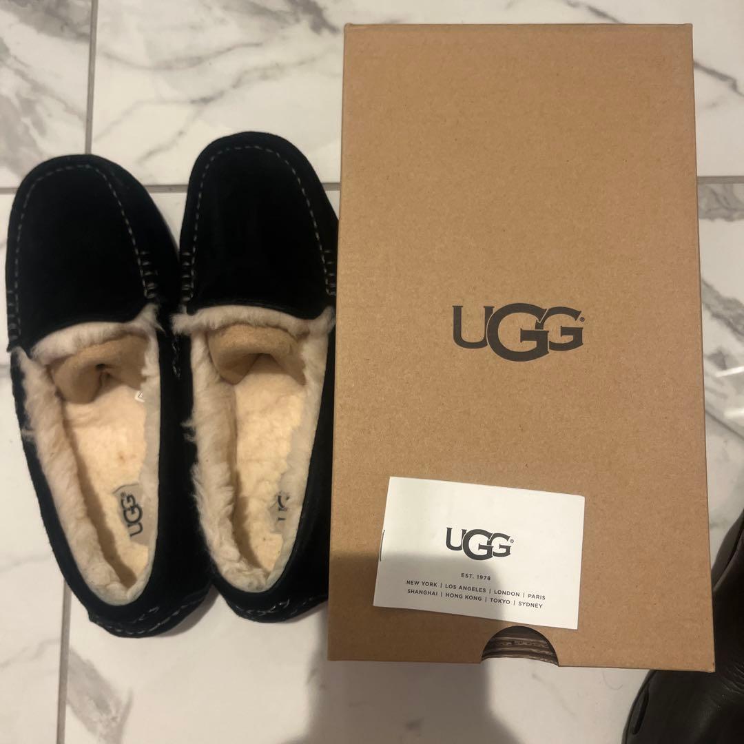 UGG ブラック モカシン アグ UGG Ansley （BLACK） -靴＆ファッション通販 ロコンド〜自宅で