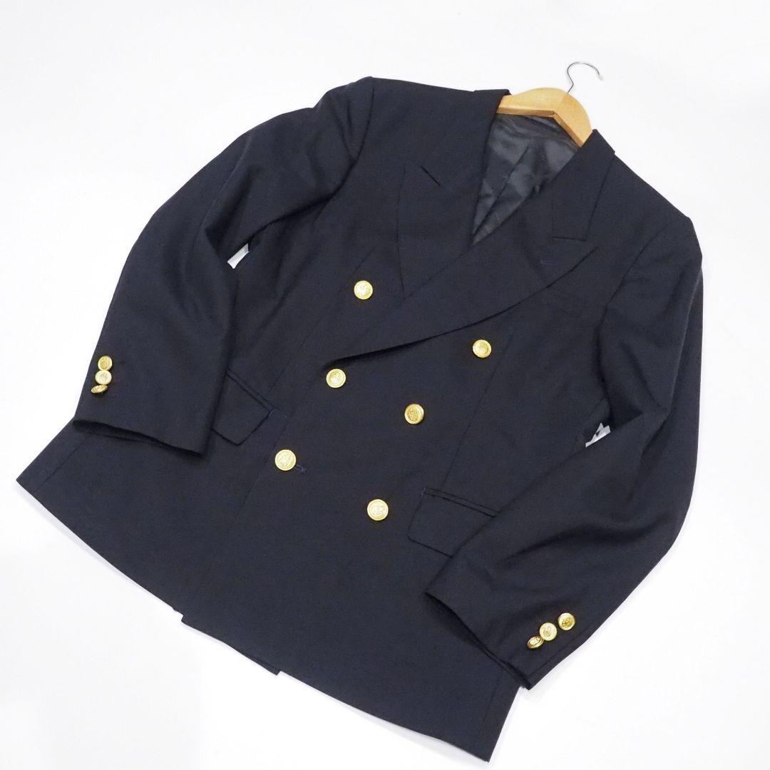 美品級】ジェイプレス テーラードジャケット ダブル 金ボタン 紺ブレ