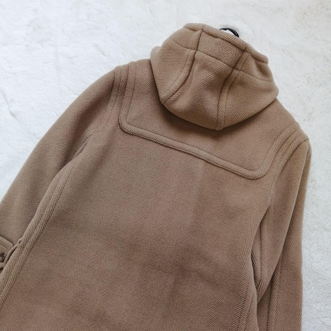 オールドイングランド ダッフルコート ロング ヘリンボーン キャメル