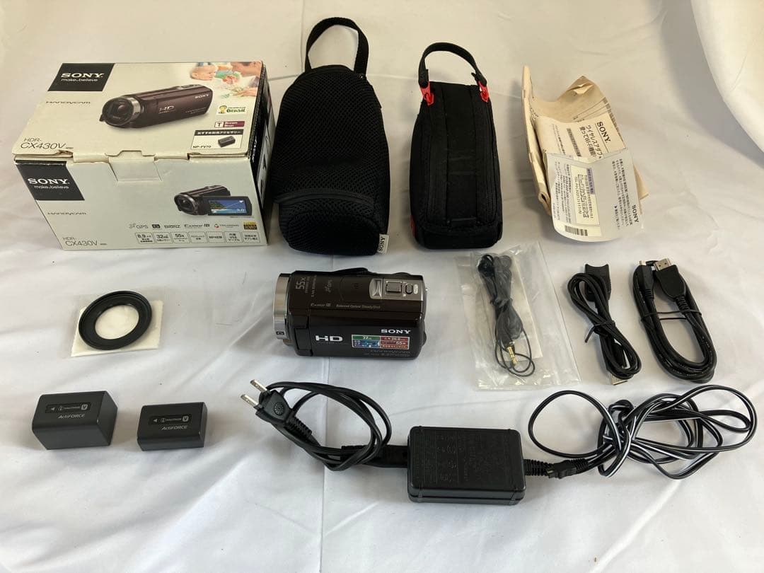 【動作確認済】SONY HDR-CX430V ビデオカメラ HDR-CX430V | デジタルビデオカメラ Handycam ハンディカム | ソニー