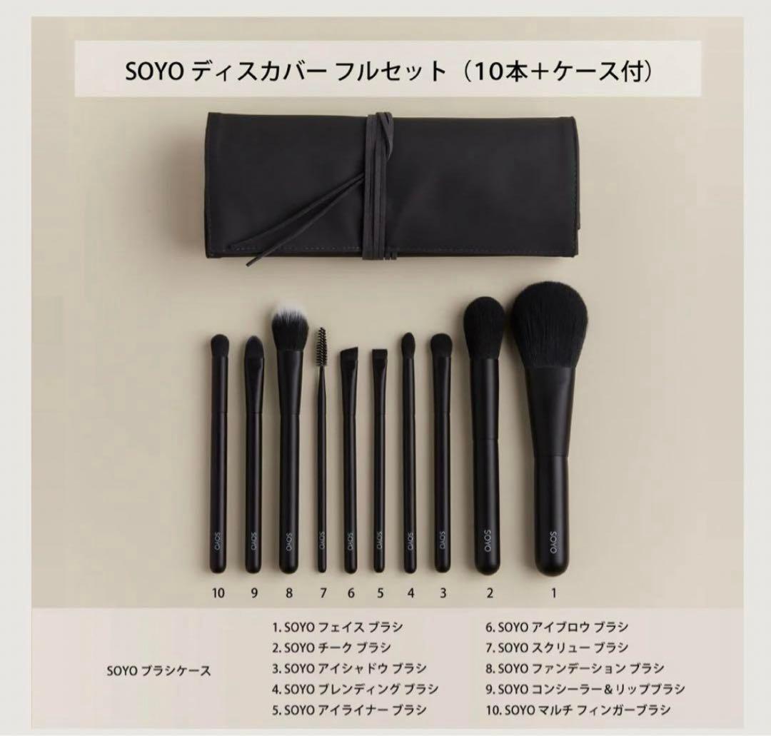 新品未使用soyo ブラシ ケース& 10本セット