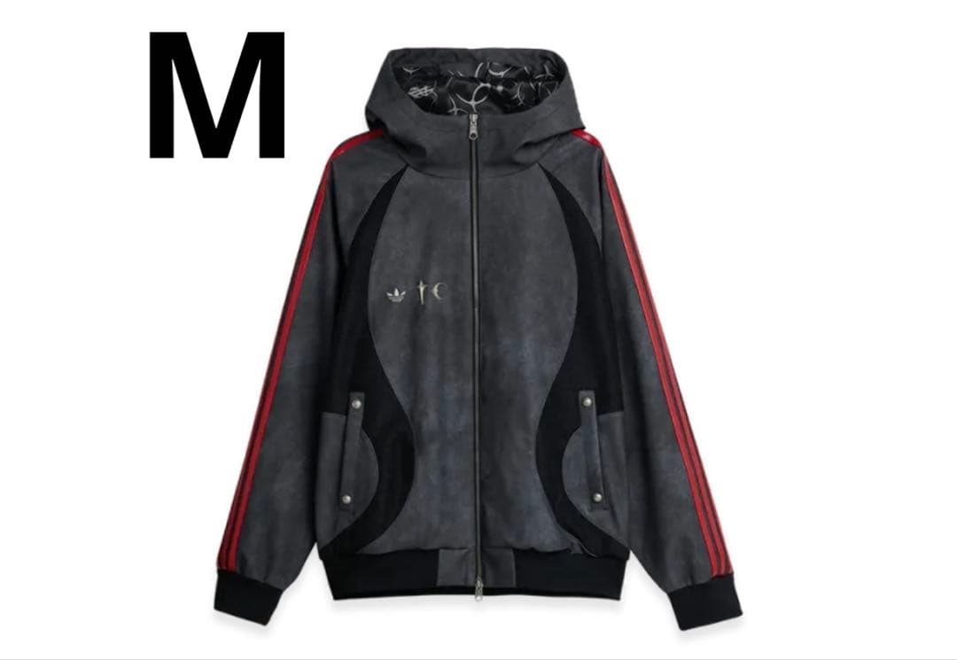 ジャケット・アウター adidas Thug Club Geist PU Leather Jacket Jackets adidas x Thug Club Teamgeist Faux Leather Jacket Black