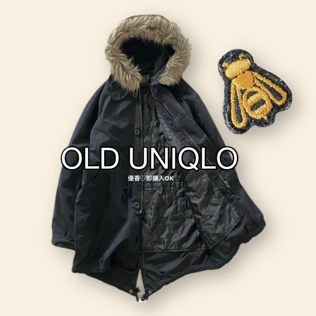 超希少✨キミノリモリシタ OLD UNIQLO ユニクロ モッズコート ブラック