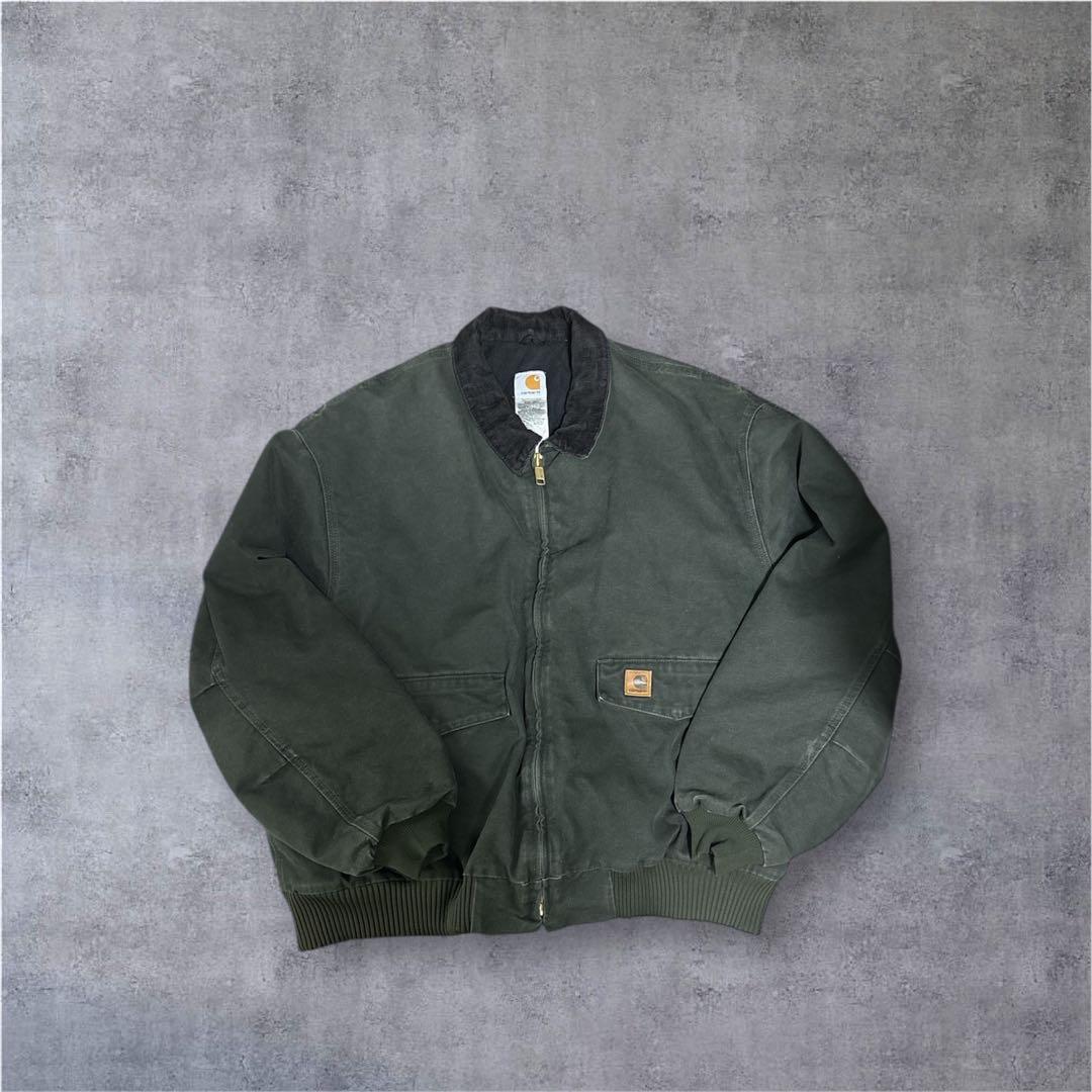 超希少廃盤】カーハートJ165 サンタフェ ボンバージャケットMOS