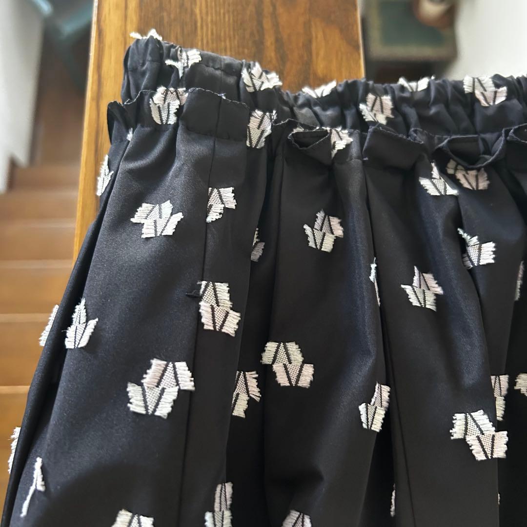 Drawer ドゥロワー♡RESORT2 カット ジャカード ギャザー スカート