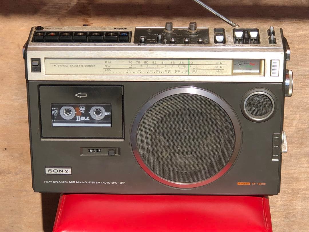 SONYソニー CF-1980 II ラジカセラジオ希少品 SONY CF-1980Ⅱ ラジカセをお買取りしました！【かんてい局 新潟上越店