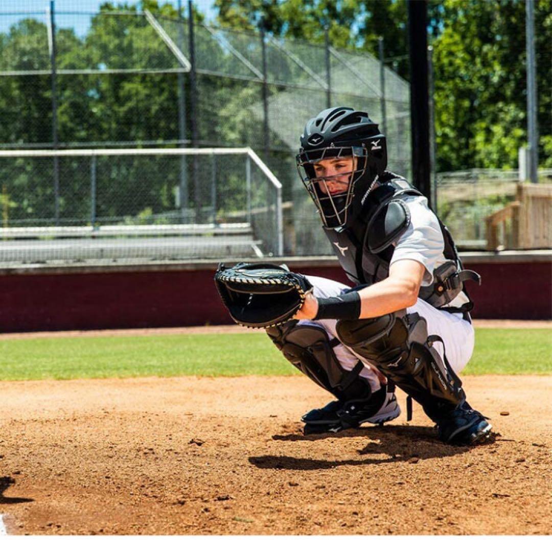 子供用 USA ミズノ サムライG4 ホッケー型キャッチャーマスク 阿部