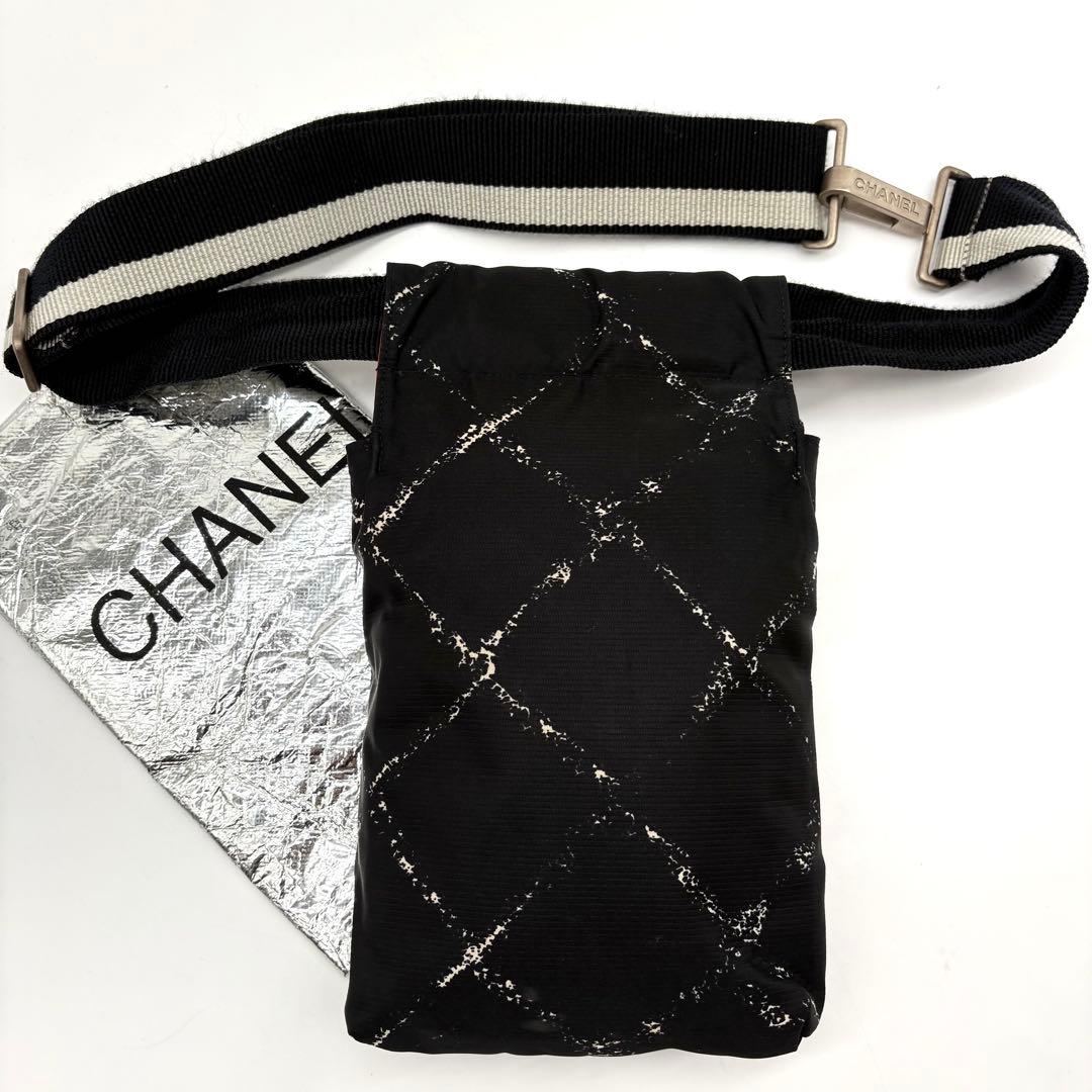 極美品 Gカード】シャネル ウエストポーチ ショルダーバッ