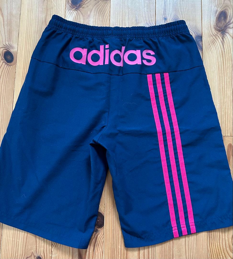 adidas ネイビーショートパンツ 150 - メルカリ