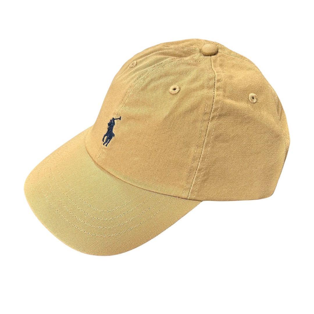 極美品】ポロラルフローレン キャップ ベージュ 国内正規品 定番