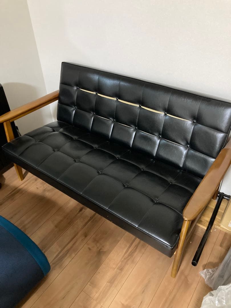 カリモク60 Kチェア2シーター カリモク60 Kチェア 2シーター ミストグレー ピュアビーチ 【店舗取扱有】