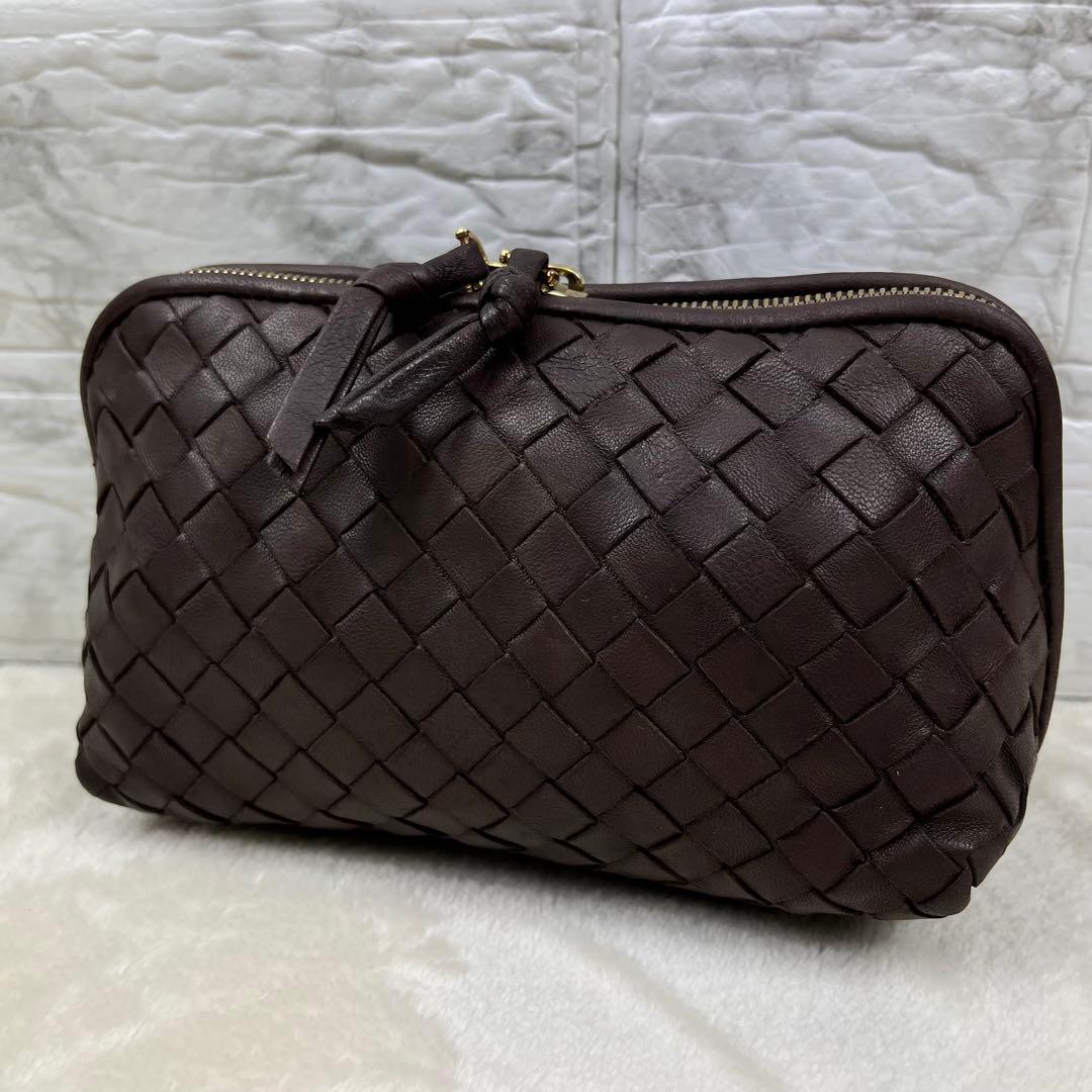 【美品】ボッテガヴェネタ マルチ ポーチ イントレチャート レザー 茶 ブラウン 楽天市場】【バッグ】BOTTEGA VENETA ボッテガ ヴェネタ ボッテガ