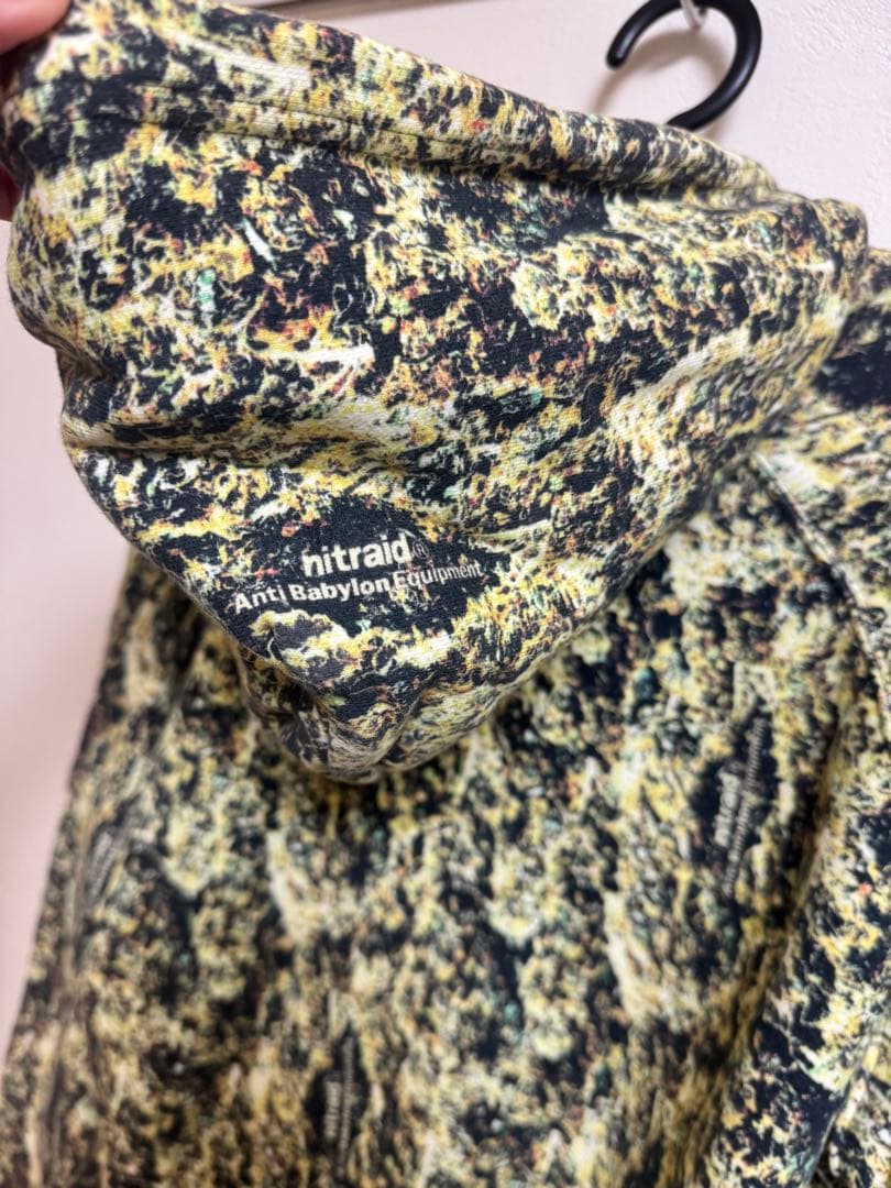 NITRAIDナイトレイド ジップアップパーカー リアルウィード - メルカリ