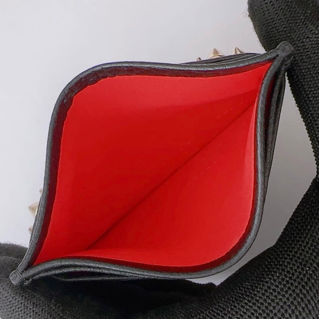 ルブタン スパイクスタッズ カードケース カード入れ 定期入れ ミニ