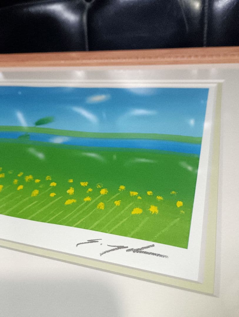 葉祥明 ダイヤモンドスクリーニング 版画 ソナチネ sonatine 直筆