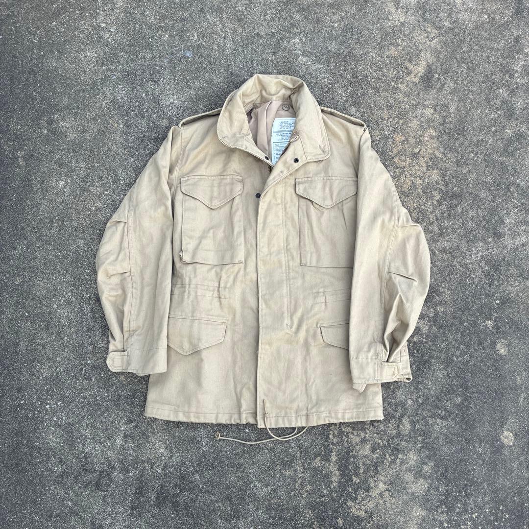 ALPHA 旧タグ USA製 M-65 フィールドジャケットベージュ XS - メルカリ
