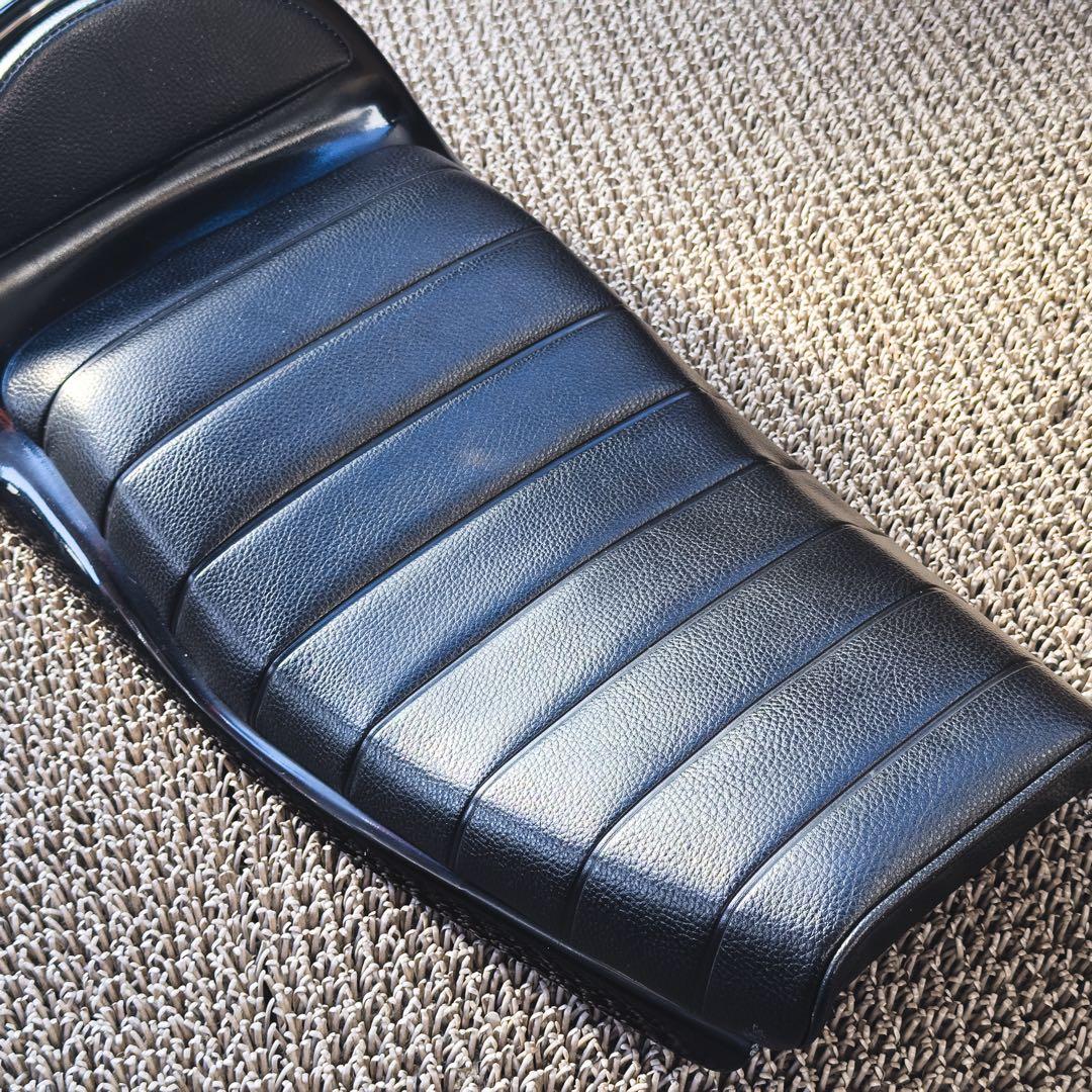 YAMAHA SR400 モトティーポB セミダブルシート シート 黒 - メルカリ