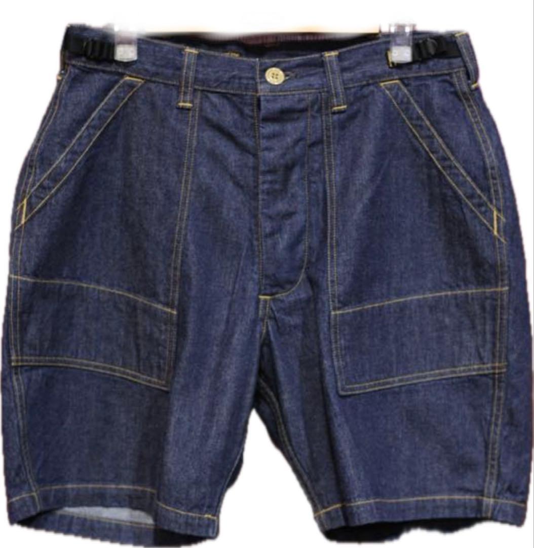 フリーホイーラーズ ワーククロー ジング デニムショーツサイドワインダー フリーホイーラーズ ワーククロー ジング デニムショーツ