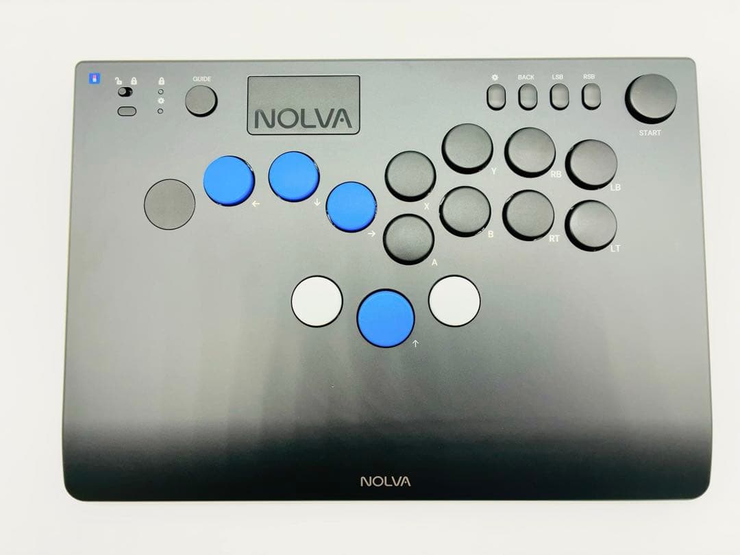 NOLVA メカニカル オールボタン アーケードコントローラー 美品 NOLVA メカニカルコントローラー ホリ レバーレスコントローラー