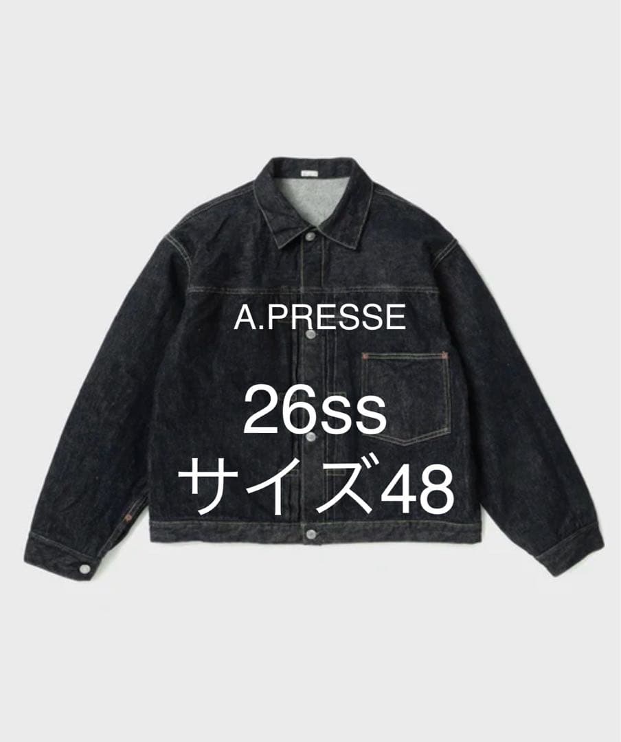 26ss】A.PRESSE 1st Type Denim Jacket 48 - メルカリ