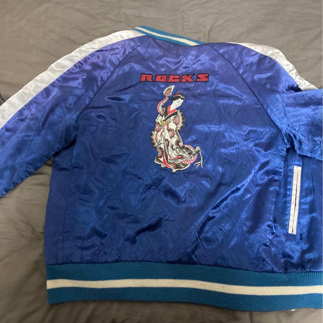 古着】スカジャン リバーシブル OZONE ROCKS(オゾンロックス) L - メルカリ