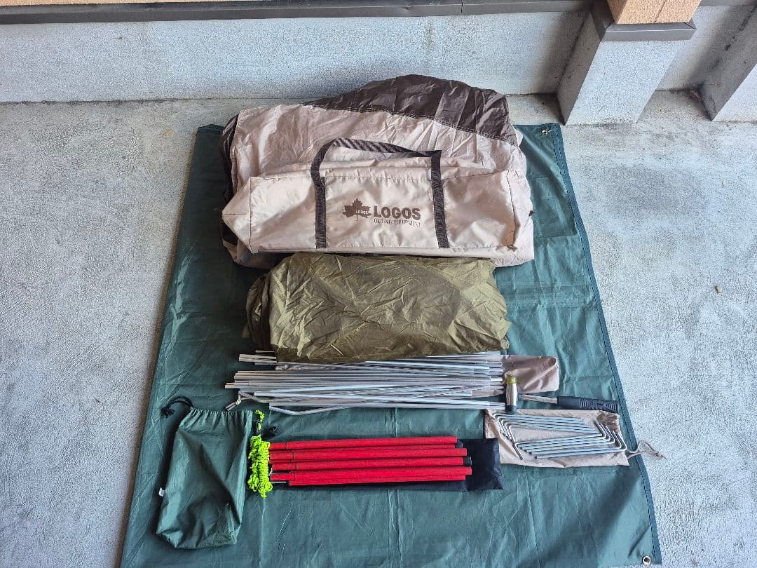 LOGOS ツーリングドゥーブル・DUO-BJ　おまけ付き Tradcanvas ツーリングドゥーブル・DUO-BJ|ギア|テント|ソロ・2名用