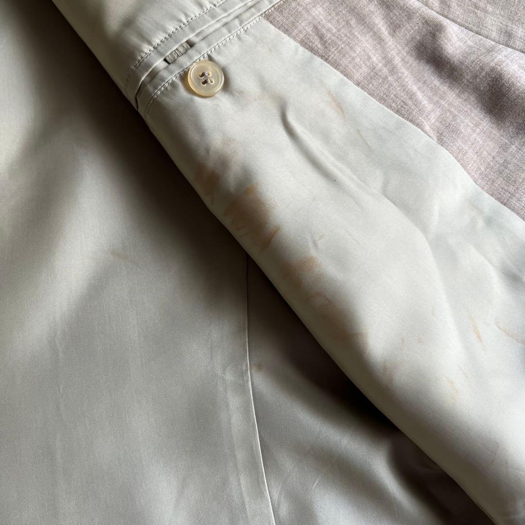 イッセイミヤケメン アーカイブ 80s 筆タグ ノーカラージャケット