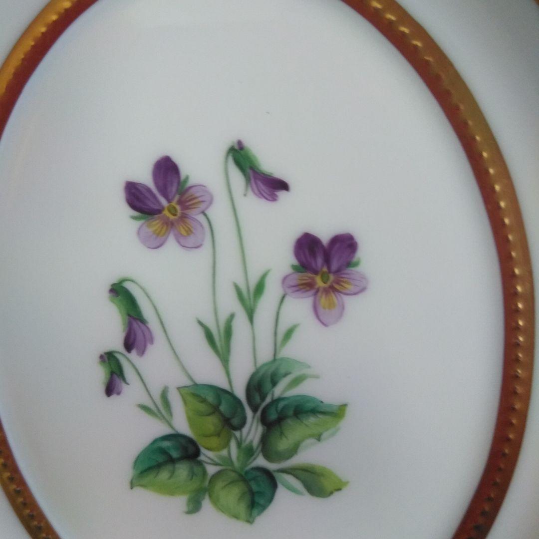アウガルテン メドウフラワーズ（6314V）飾り皿 すみれ - メルカリ
