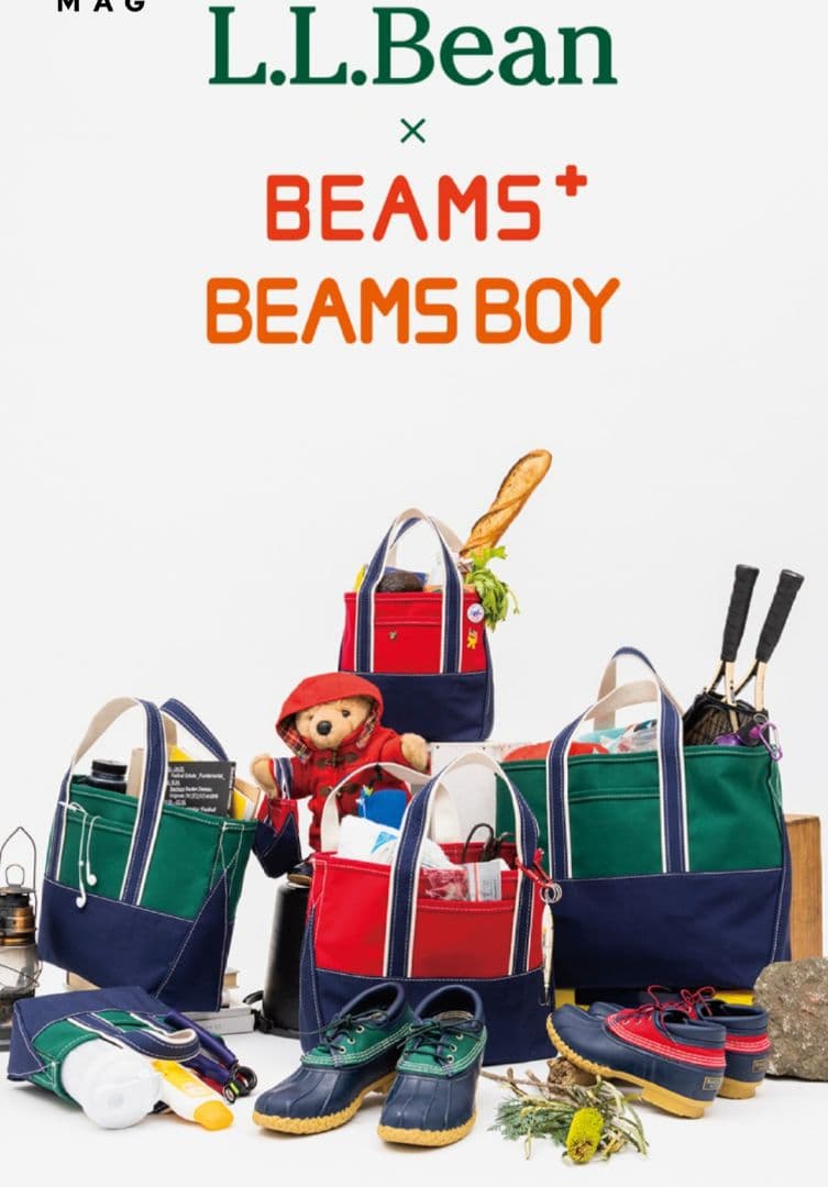 L.L.Bean　BEAMS　コラボトート