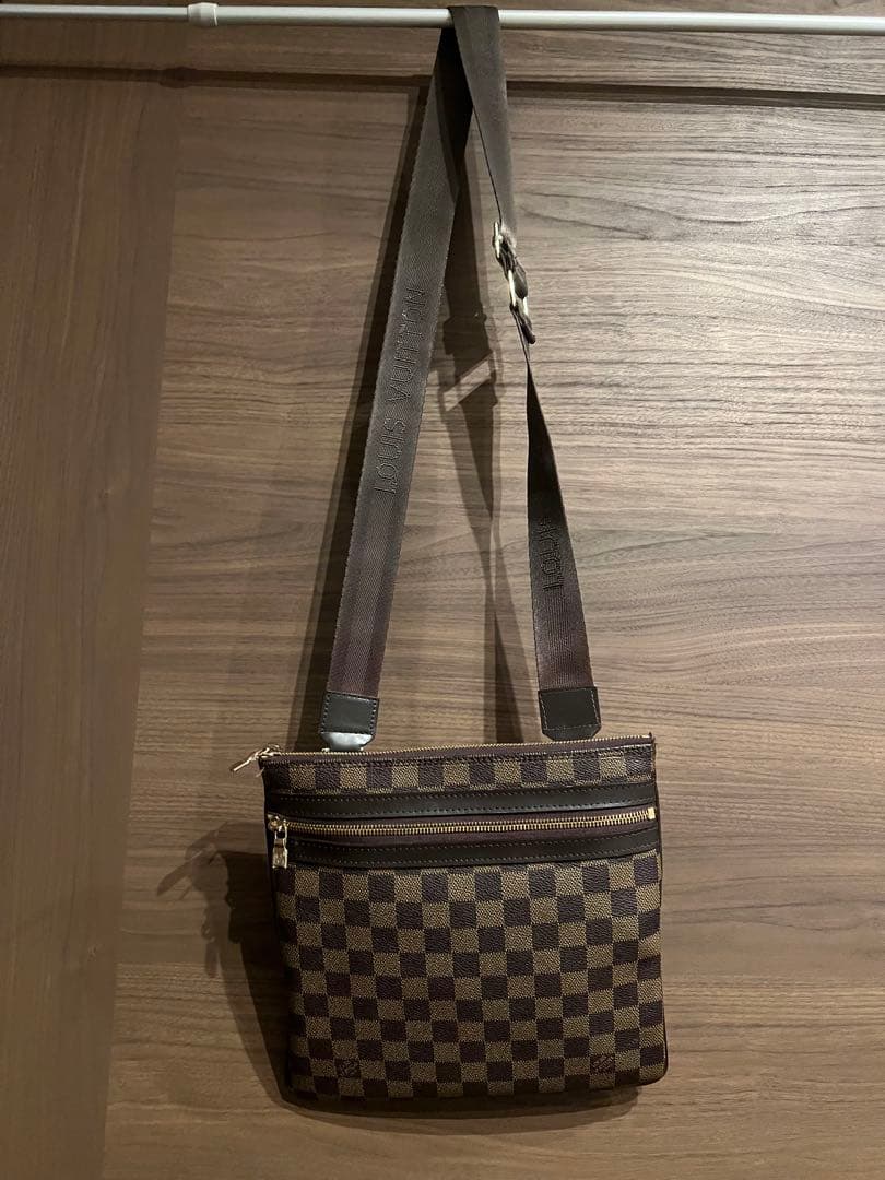m*0様 LOUIS VUITTON ダミエ ポシェット ボスフォール ショルダ 楽天市場】【美品】 ルイヴィトン ショルダーバッグ ポシェット ボス