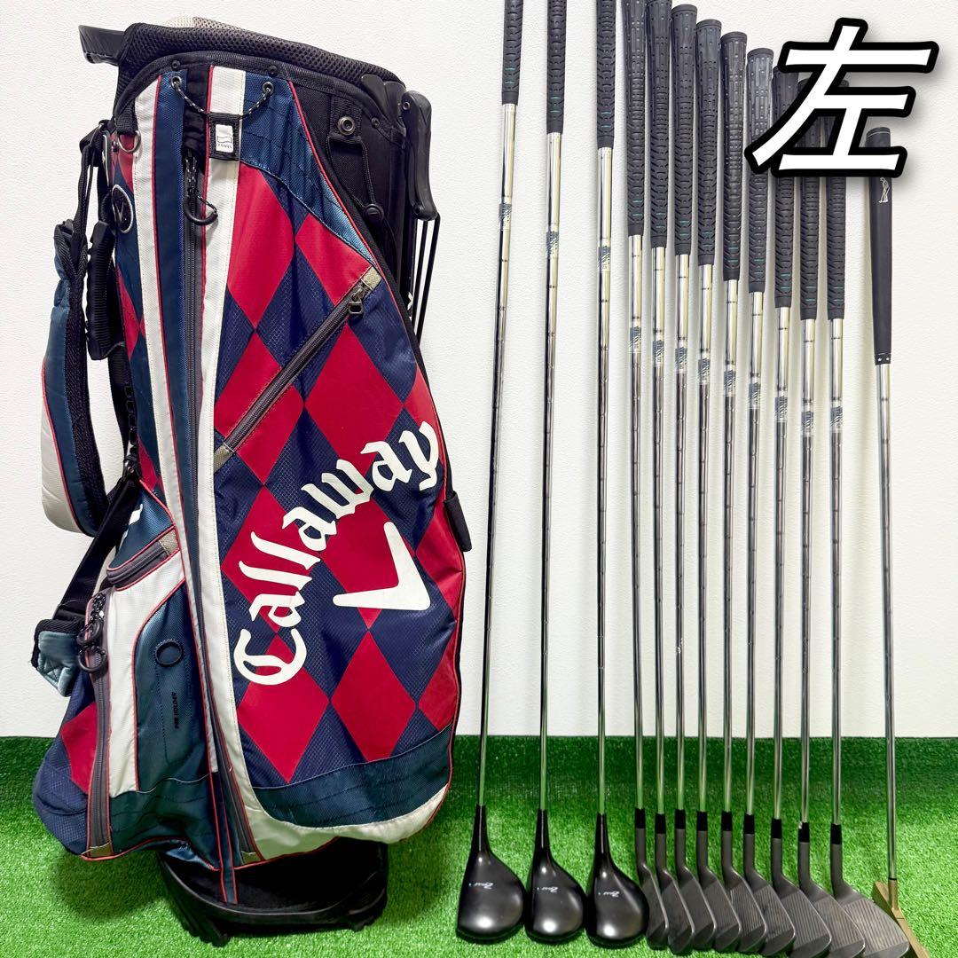 レフティ 左 キャロウェイ 初心者 メンズ ゴルフクラブセット フルセット 一式 貴重レフティ パター新品】Callaway キャロウェイ XR LEGACY V ゴルフ