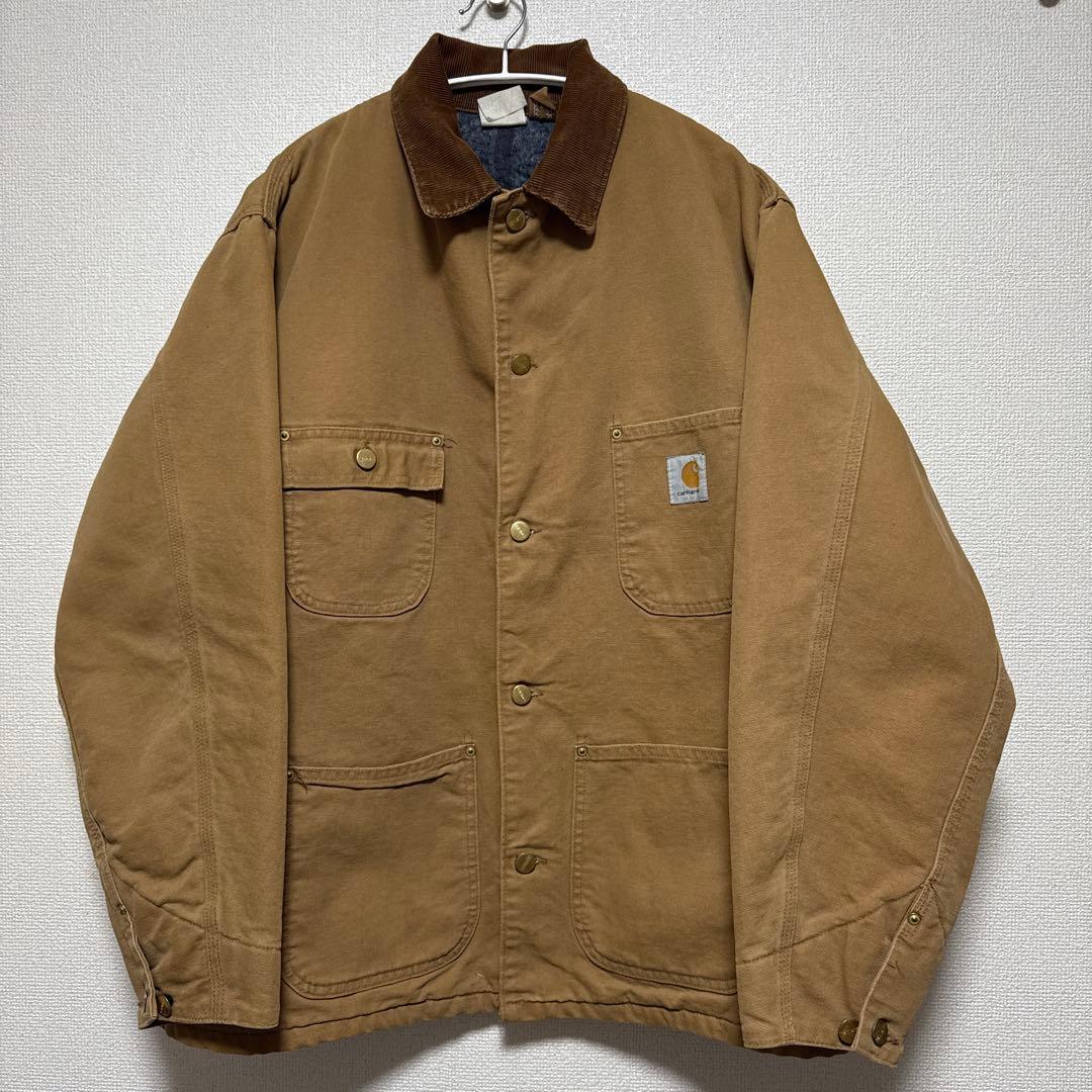 Carhartt チョアコート カバーオール 80s〜 80s USA製 carharttカーハート ブランケットライナー ダック地