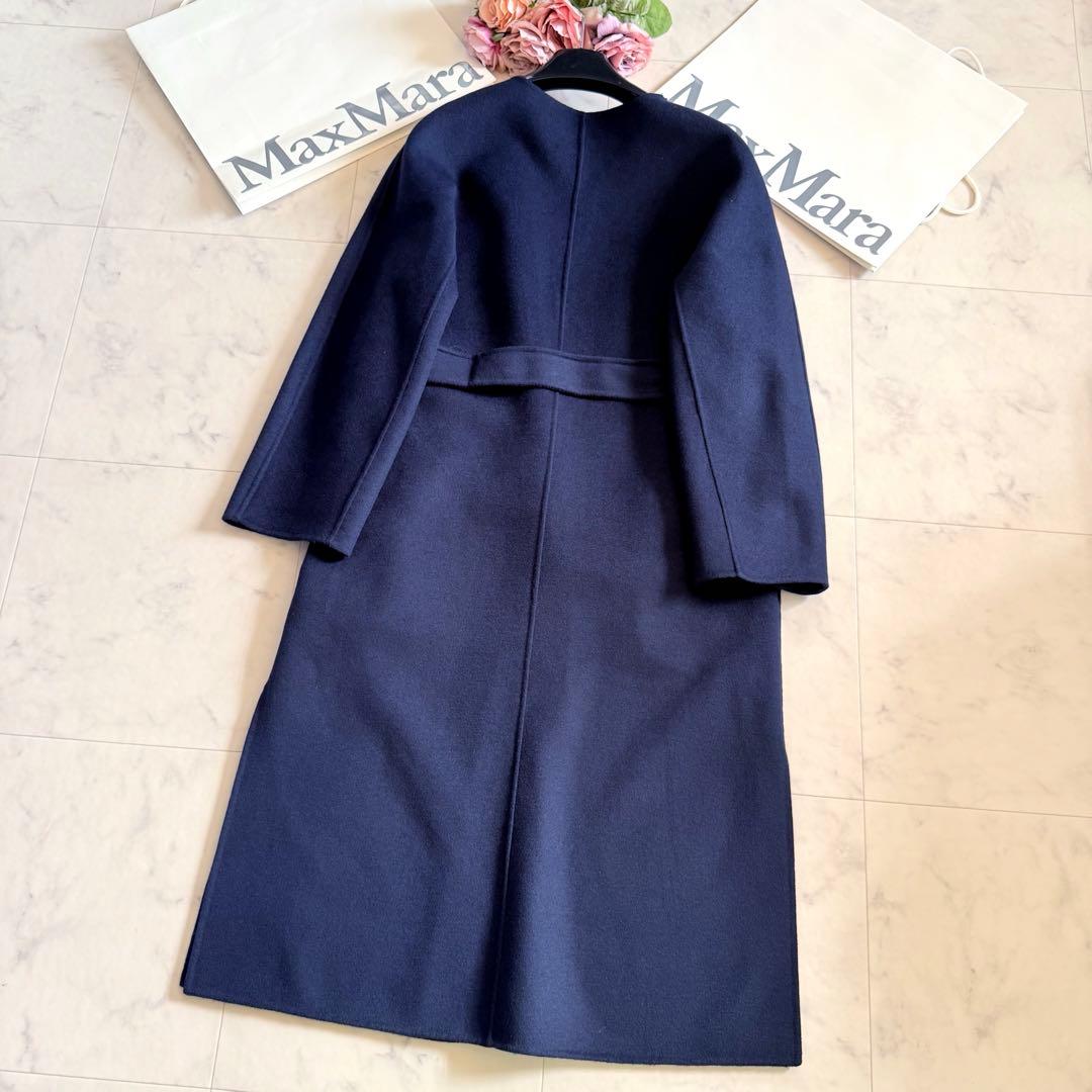 近年物☆マックスマーラ カシミヤウール クチートアマーノ ノーカラー