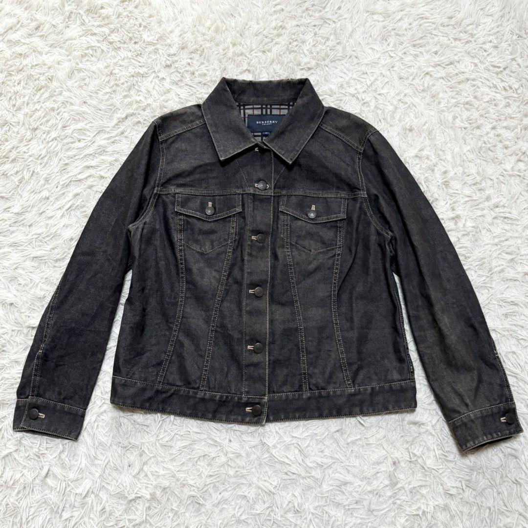 美品 バーバリー ロンドン デニムジャケット ノバチェック - メルカリ
