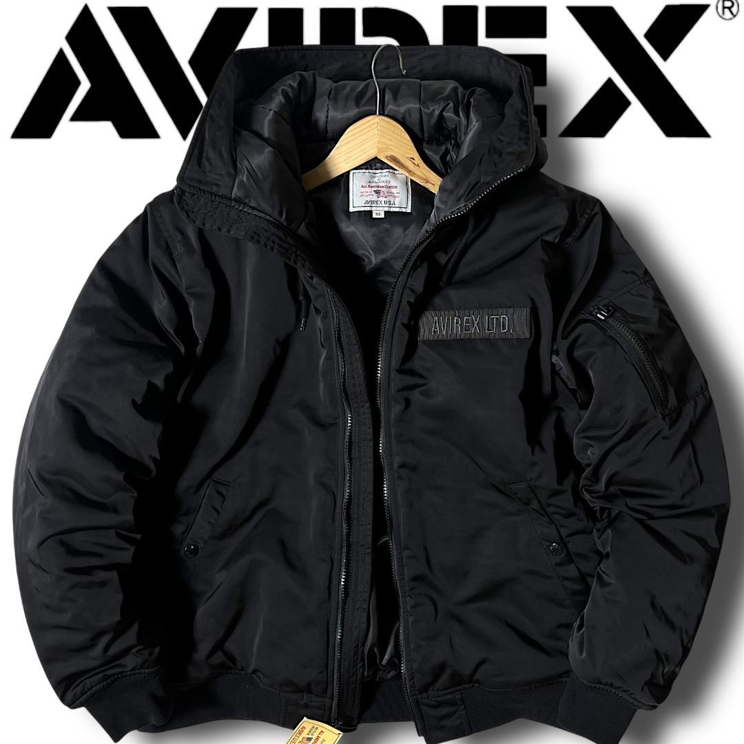 L アヴィレックス 撥水防寒 耐久ポリタフタ 中綿 フライトジャケット