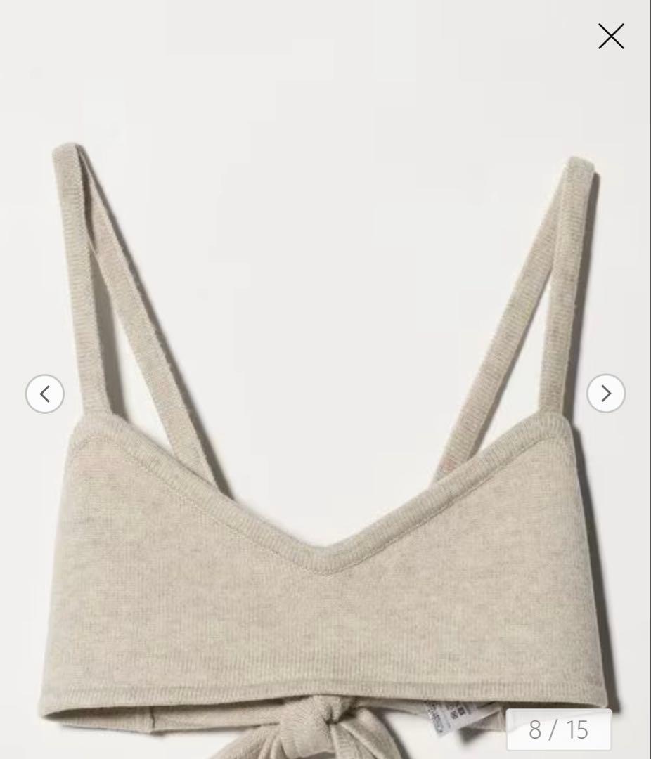 roku 6 ウールカシミヤ ブラニット ビスチェ - メルカリ