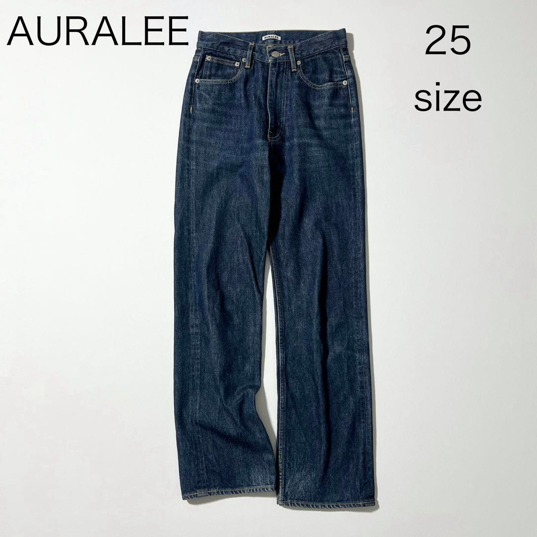 3358【美品】オーラリー ハードツイストデニム ストレートデニム
