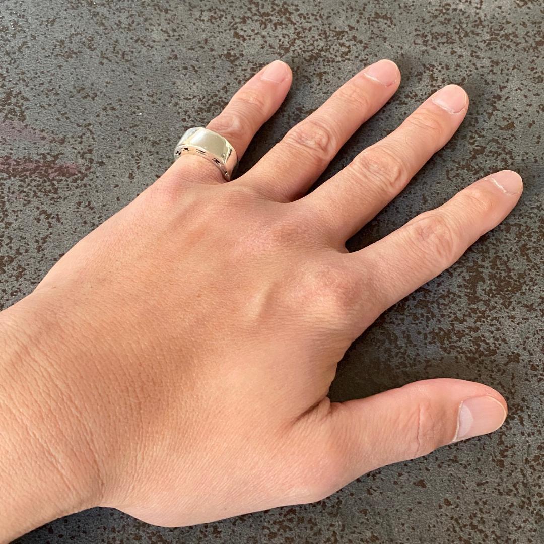 希少 マルジェラ期 エルメス クラルテ リング 50（約10号）シルバー925