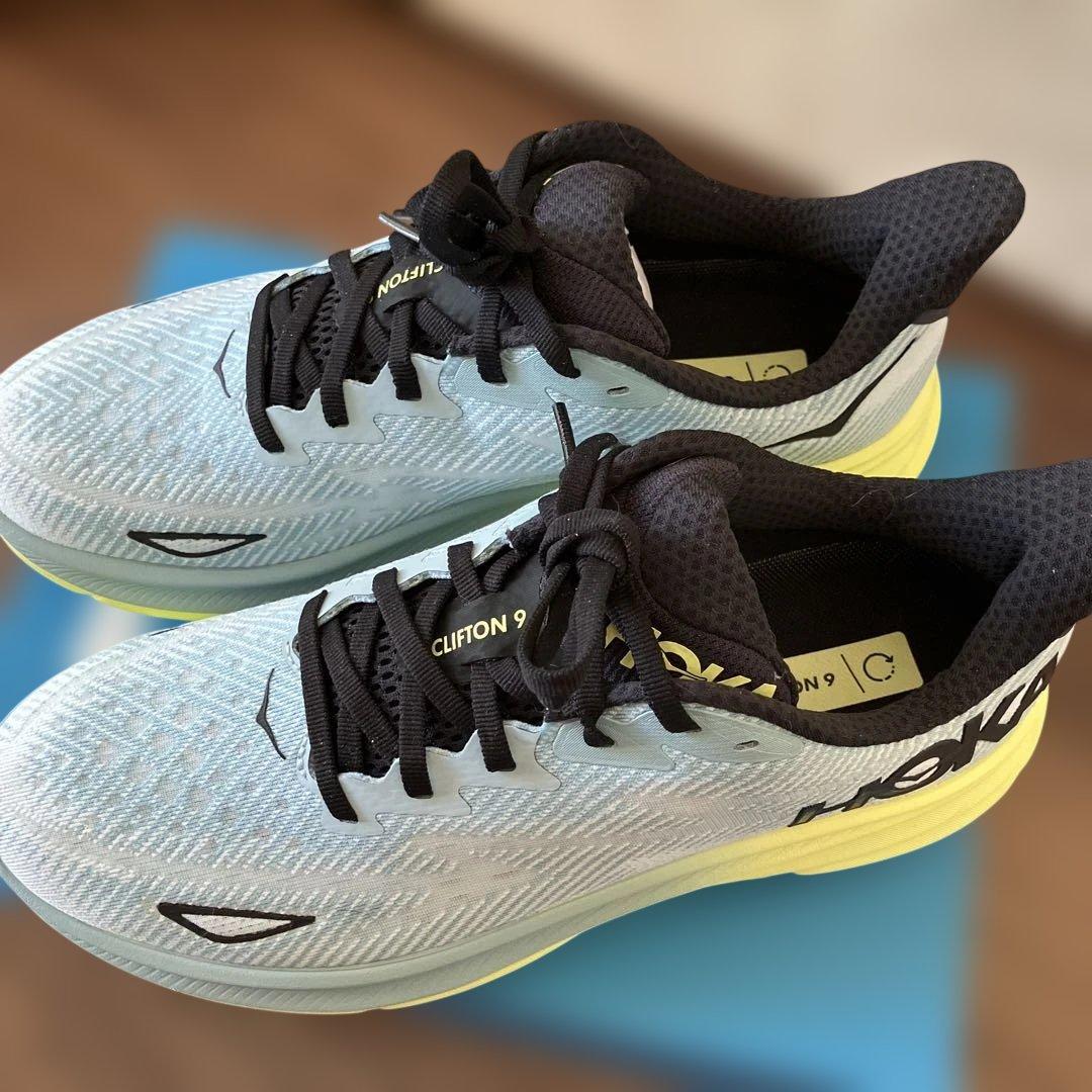 【27.0cm新品未使用】ホカオネオネ クリフトン9 HOKA ONEONE（ホカ オネオネ） ホカ CLIFTON 9 WIDE クリフトン 9