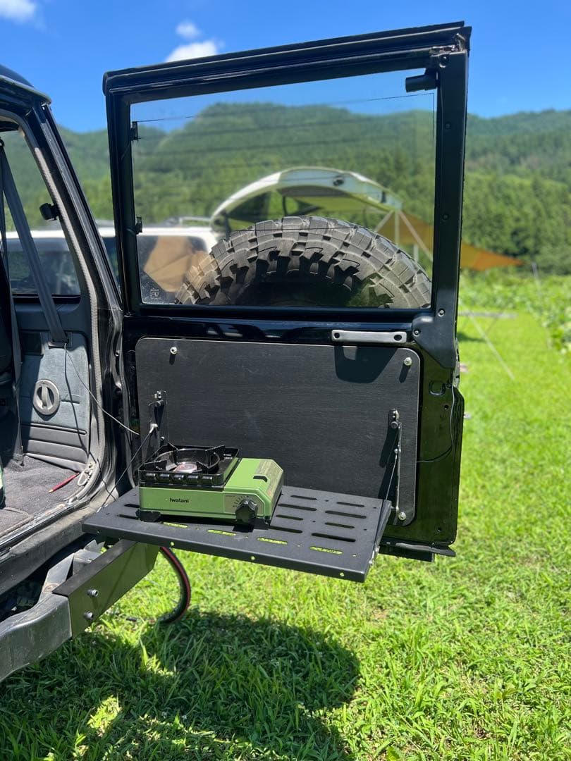 78プラド　ランクル70 リアゲートテーブル　復刻70再販70 新型70 78プラド ランクル70 リアゲートテーブル 復刻70 新型70 再販70 - メルカリ