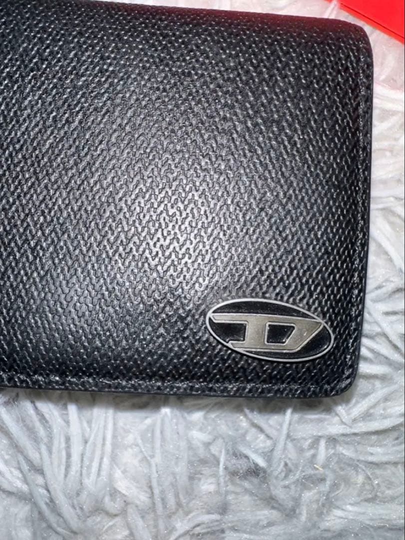 DIESEL ブラック 二つ折り財布　お値下 ディーゼル DIESEL ツートン 2つ折り財布 （BLACK） -アウトレット通販