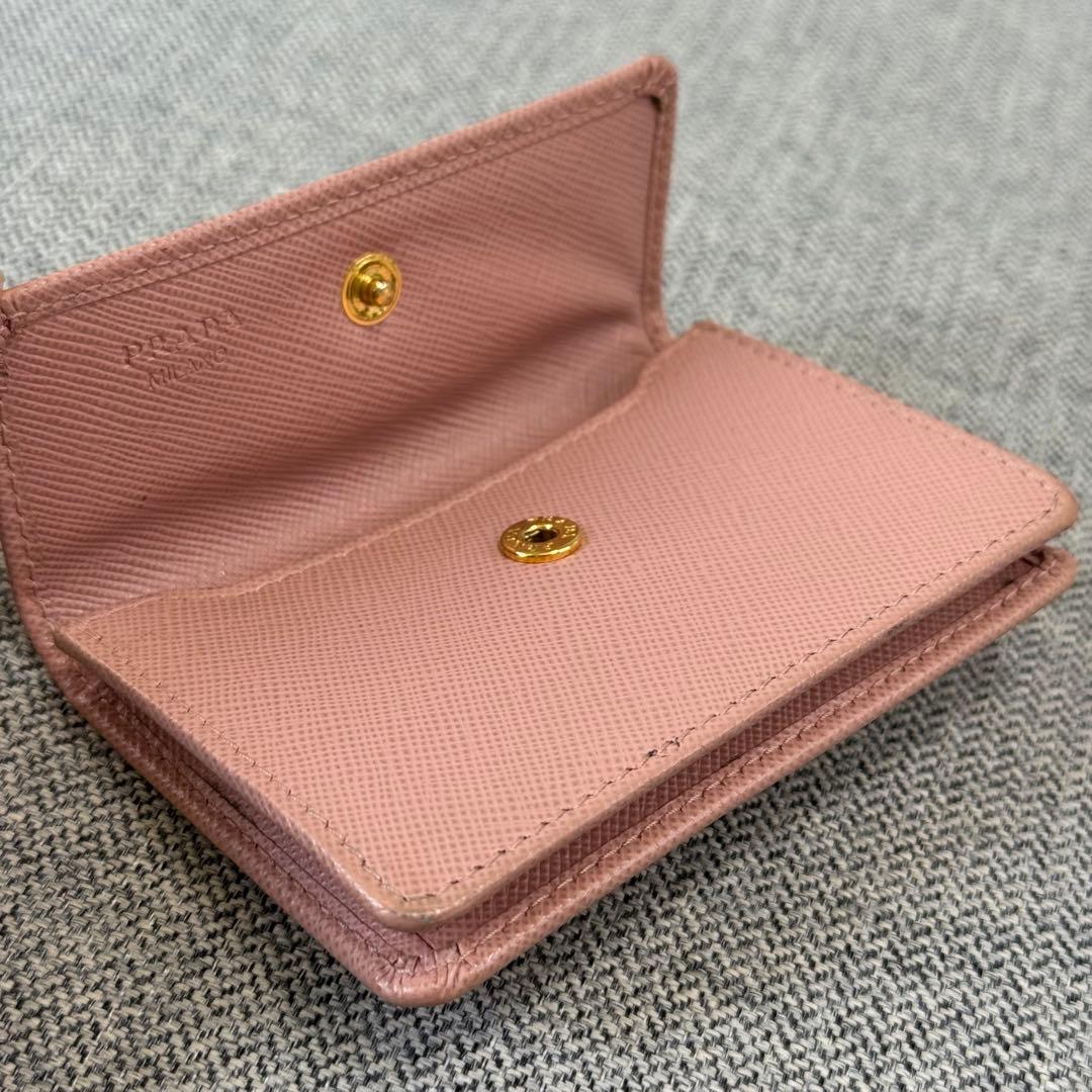 PRADA プラダ サフィアーノレザー カードケース 名刺入れ - メルカリ