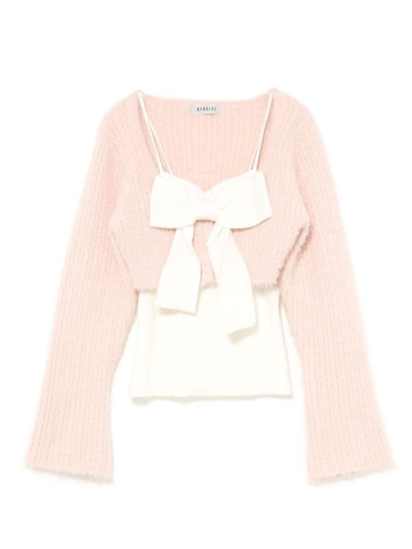 BUBBLES　バブルス　リボンニットアンサンブル BUBBLES リボンニットアンサンブル｜Yahoo!フリマ（旧PayPayフリマ）