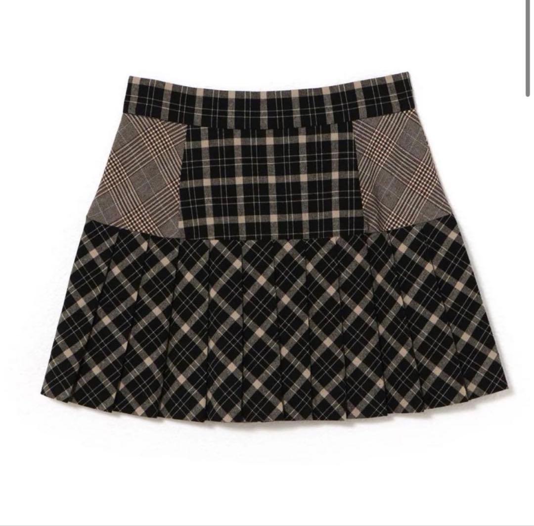 ANDMARY Coco check pleats skirt - メルカリ