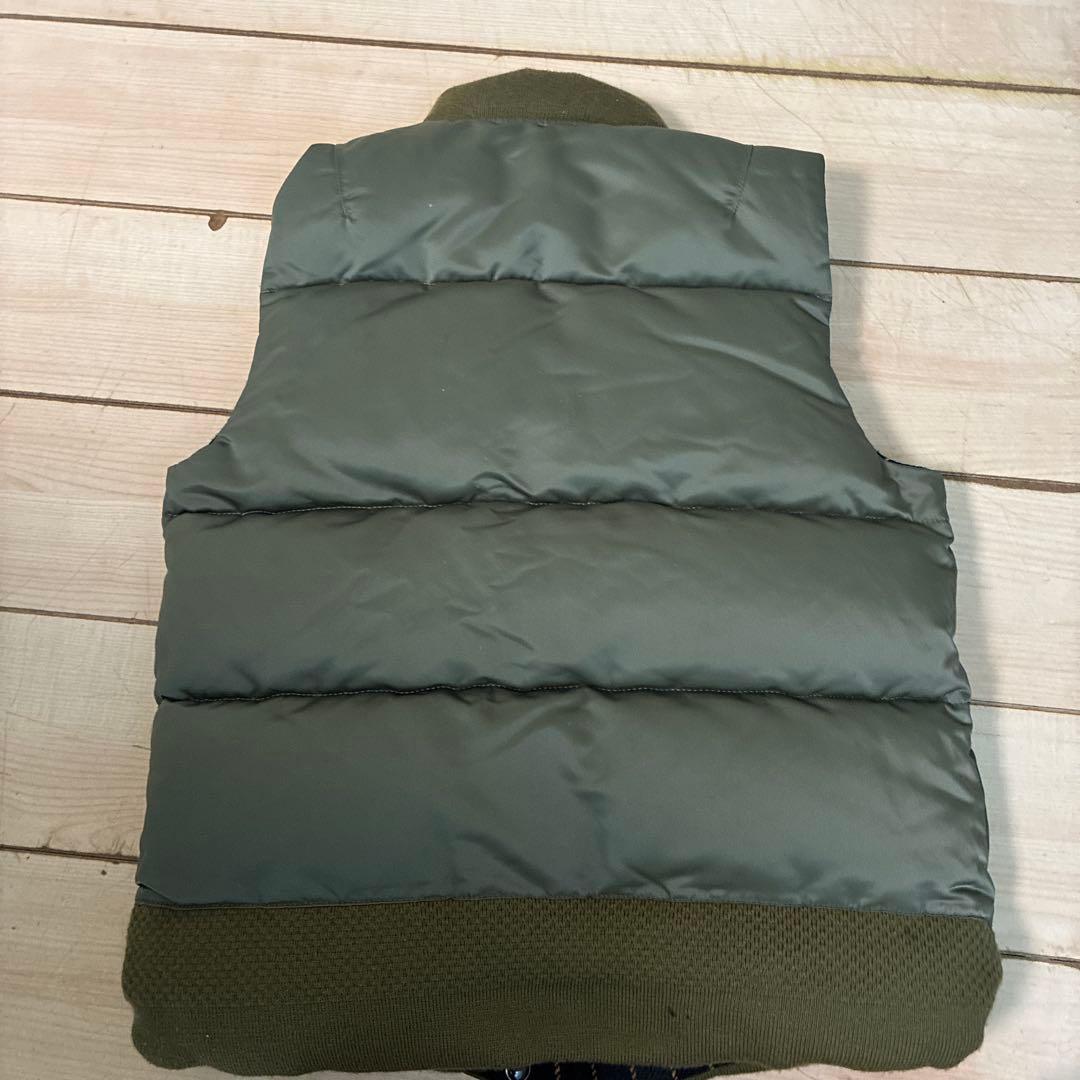 オリーブグリーン キルティングダウンベスト - メルカリ