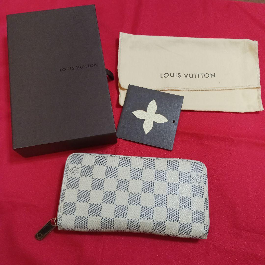 LOUIS VUITTON ダミエ アズール ジッピーウォレット 長財布 - メルカリ