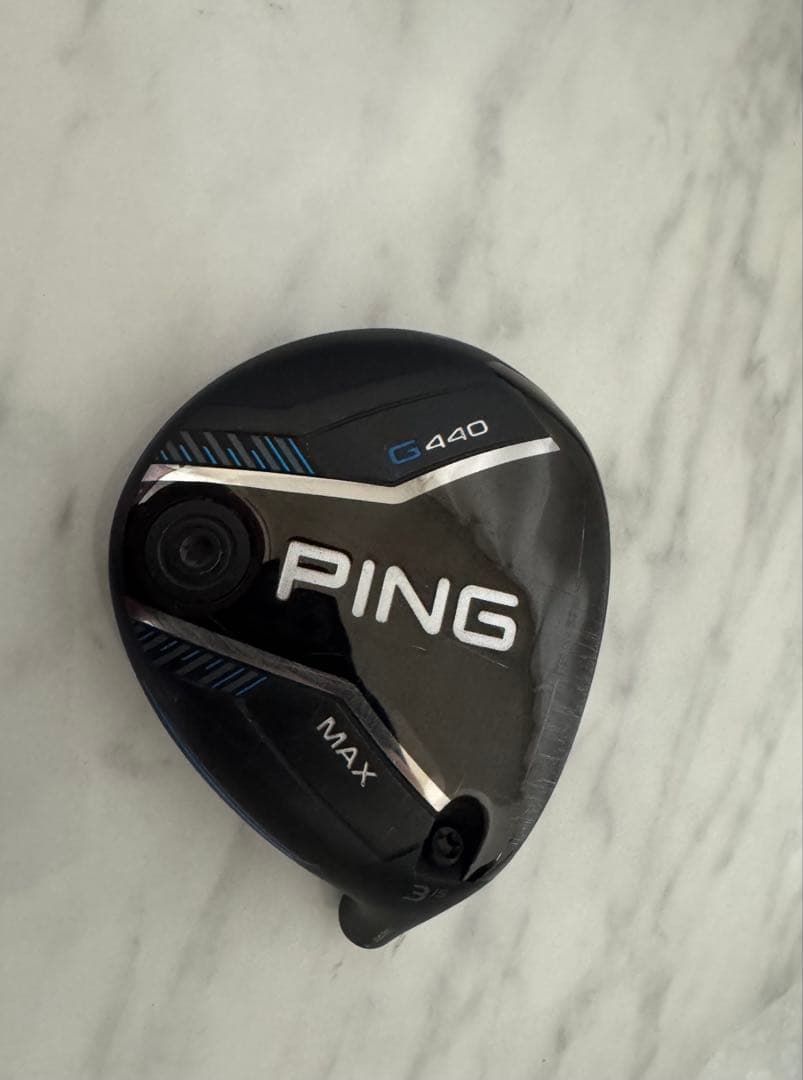 本日限定割引【美品】ピンG440MAXフェアウェイ3w 15° ヘッドのみ フェアウェイウッド G440 MAX [♯3 /15° /PING TOUR 2.0 CHROME 65 /R